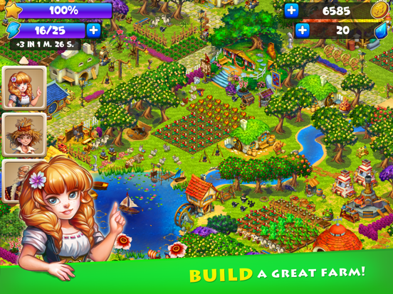 Farmdale - magic family farm iPad app afbeelding 1