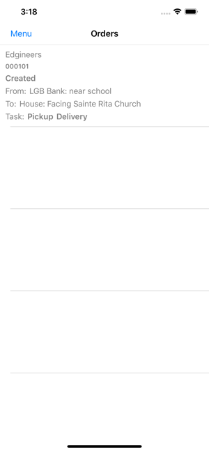 Paarcels Drivers App