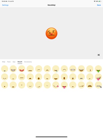 MockMoji絵文字加工作成 & かわいい顔文字キーボードのおすすめ画像7