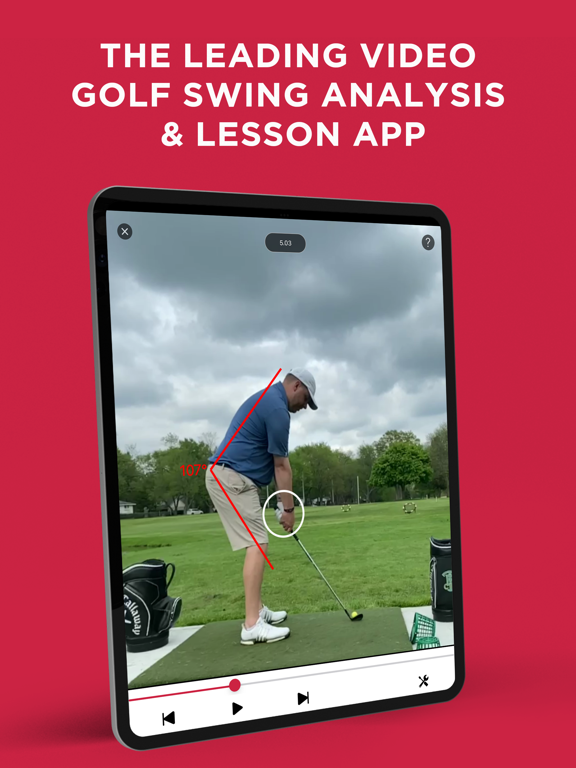 Screenshot #1 for V1 Golf: Golf Swing Analyzer