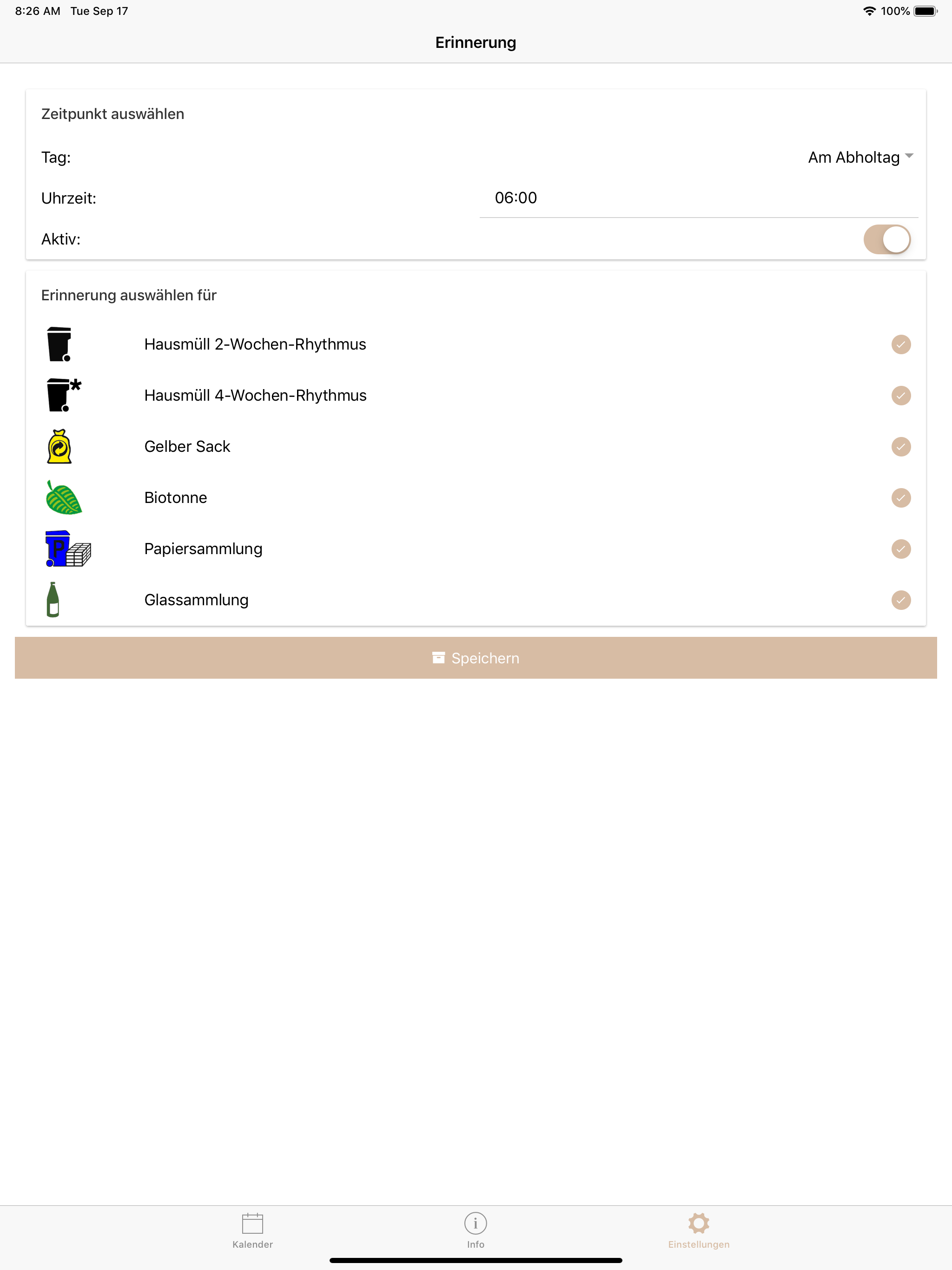 KAW Abfall App