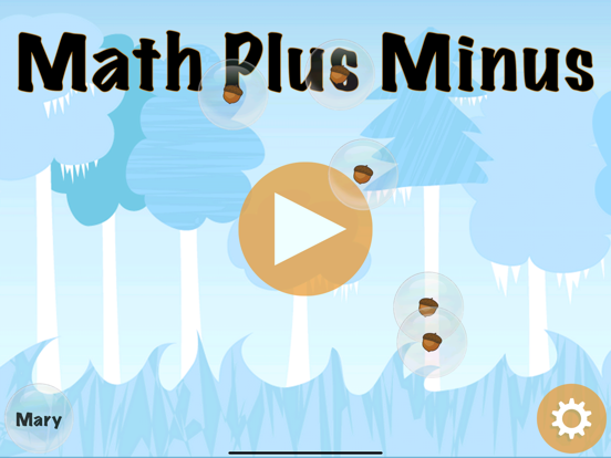 Maths Plus Minus - Arithmetic iPad screenshot 1 - Education app
