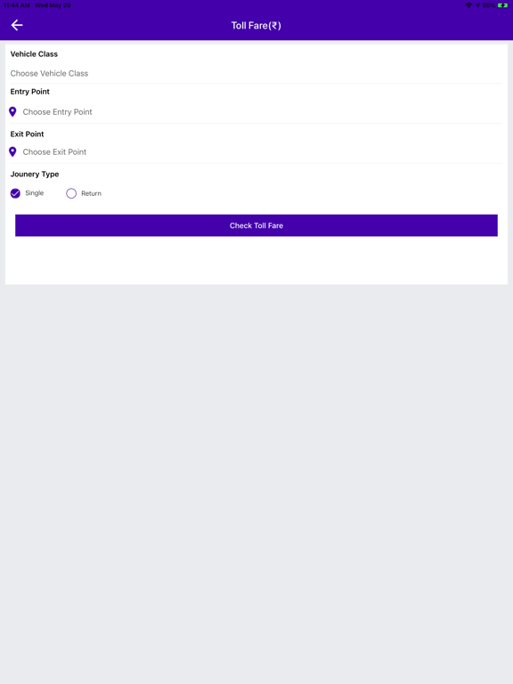 Expressway Mitra iPad screenshot 5 - Travel app