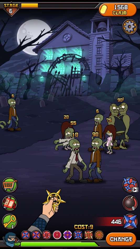 #4. Zombies vs Ninja (iOS) 由: Bakumens Inc