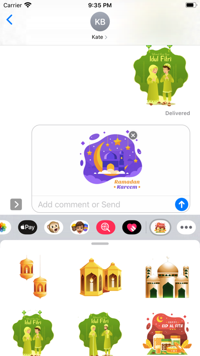 Screenshot #3 pour Ramadan Kareem Stickers