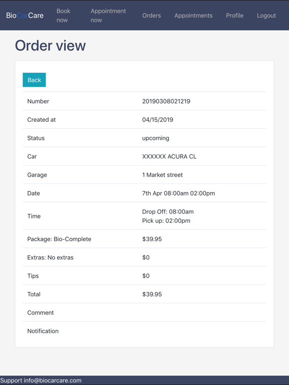 Bio Car Care iPad screenshot 7 - Business app