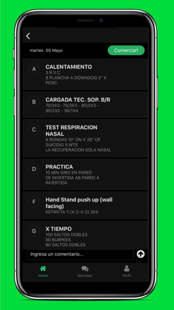 iPhone screenshot