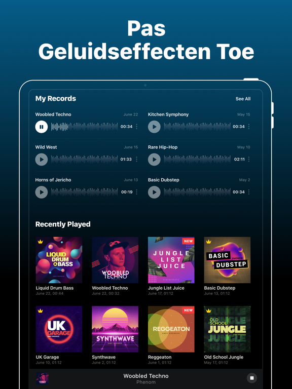 Groovepad - Muziek maken iPad app afbeelding 3
