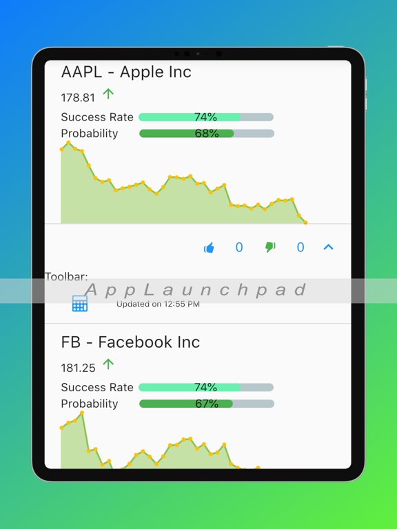 Smarck -Stock Recommendations iPad screenshot