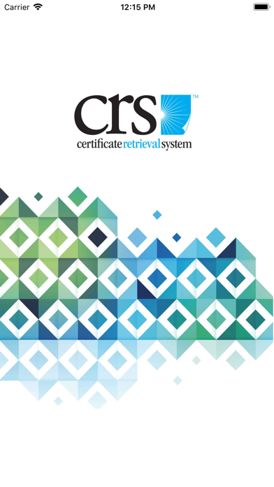 Screenshot 1 of CRS - Certificate Retrieval App