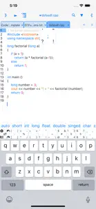 C/C++-programming language screenshot #2 for iPhone