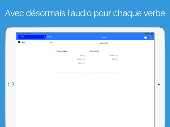 Screenshot #4 pour Les Verbes Français