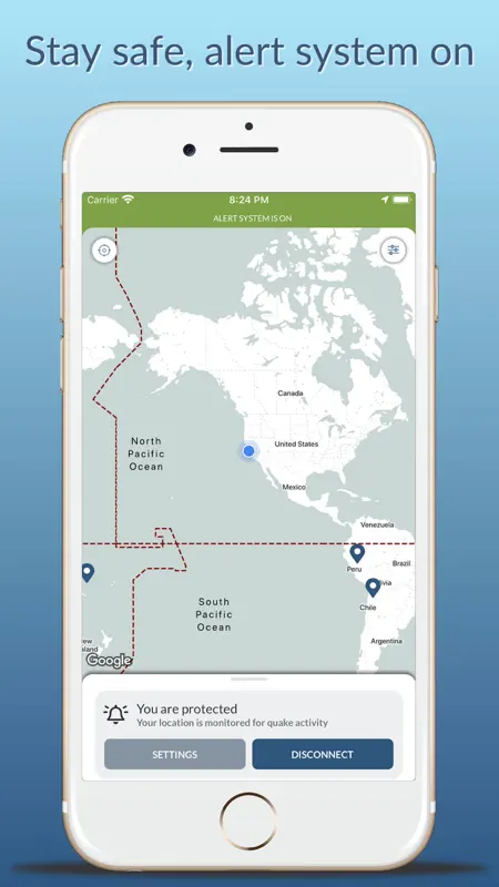 Earthquake & Tsunami Alerts screenshot 5 of 7