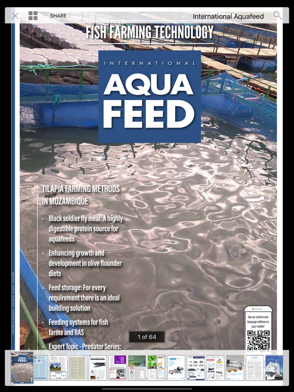 International Aquafeed iPad screenshot 1 - Business app