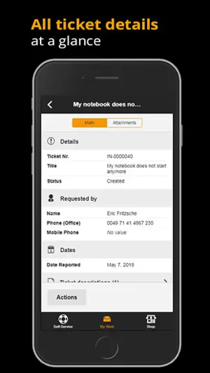 USU Service Management screenshot 2