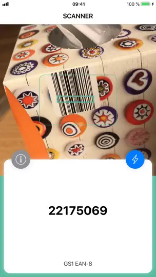Barcod - Simple Code Scanner iPhone-skjermbilde 1