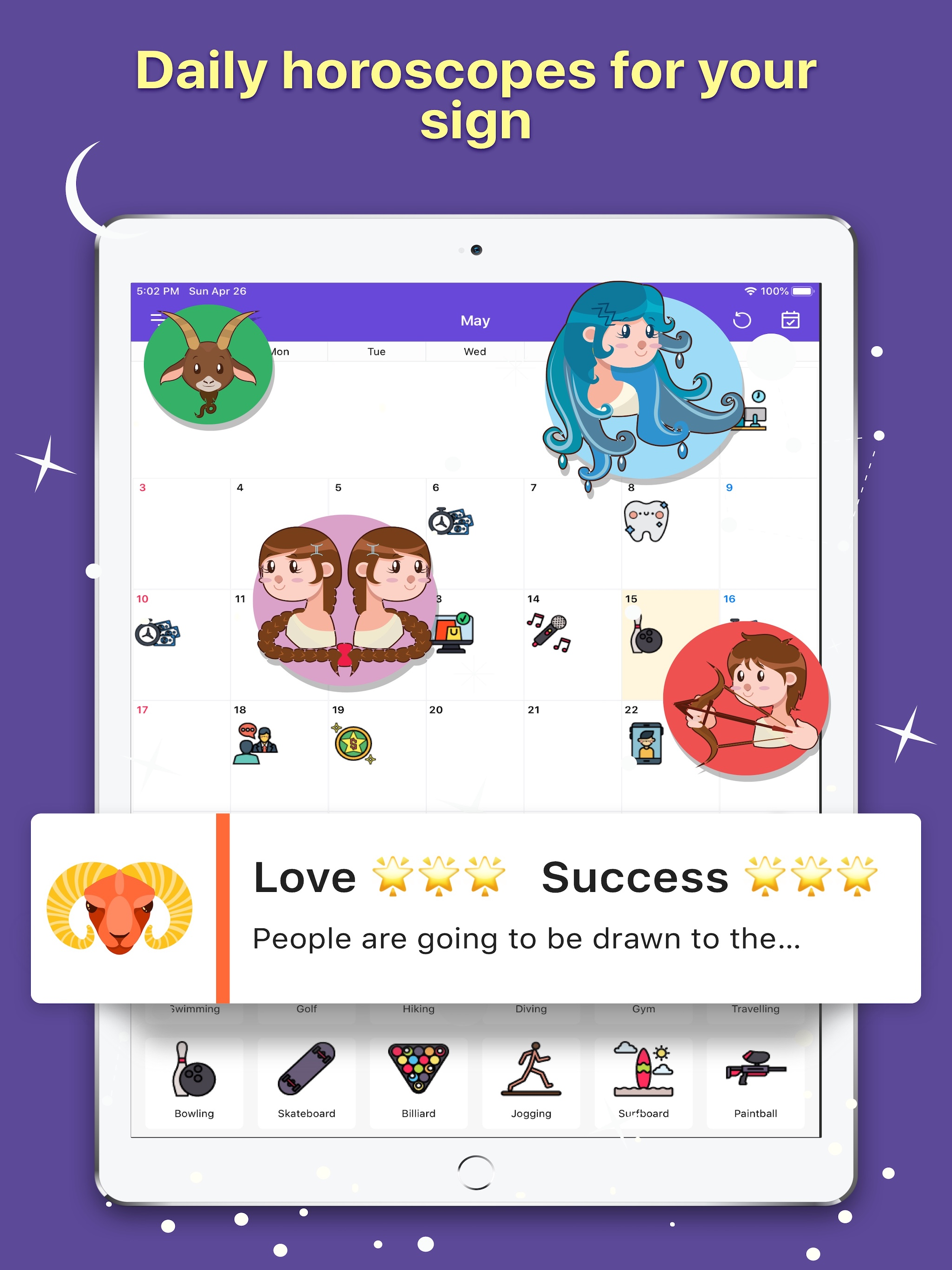 Calendar Sticker & Emoji -Tica