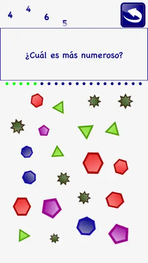 Captura de pantalla de Brain Matemáticas Memoria Lite en iPhone 4