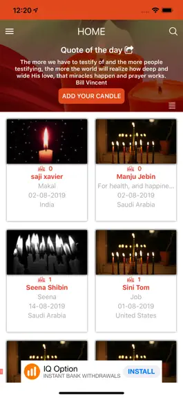 Game screenshot Light A Candle And Pray apk