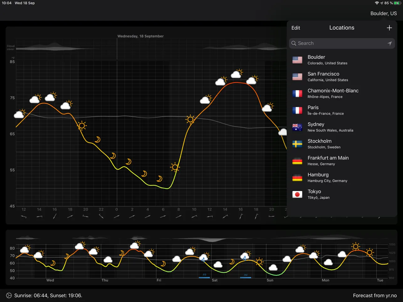 Screenshot #5 pour Meteogram