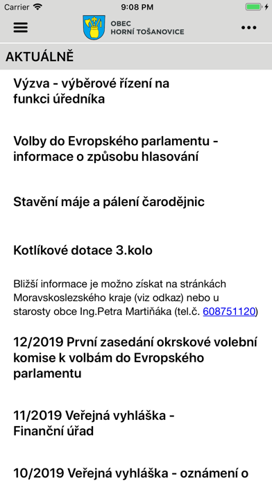 Obec Horní Tošanovice screenshot 3