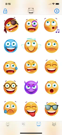 Game screenshot Анимированные Эмодзи Message apk