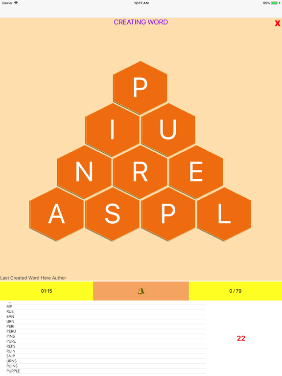 Pyramid Word Search iPad screenshot
