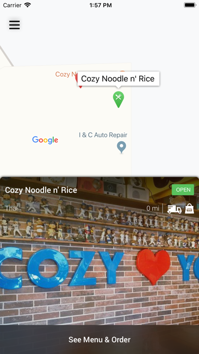 Cozy Noodle n' Rice Chicago Screenshot