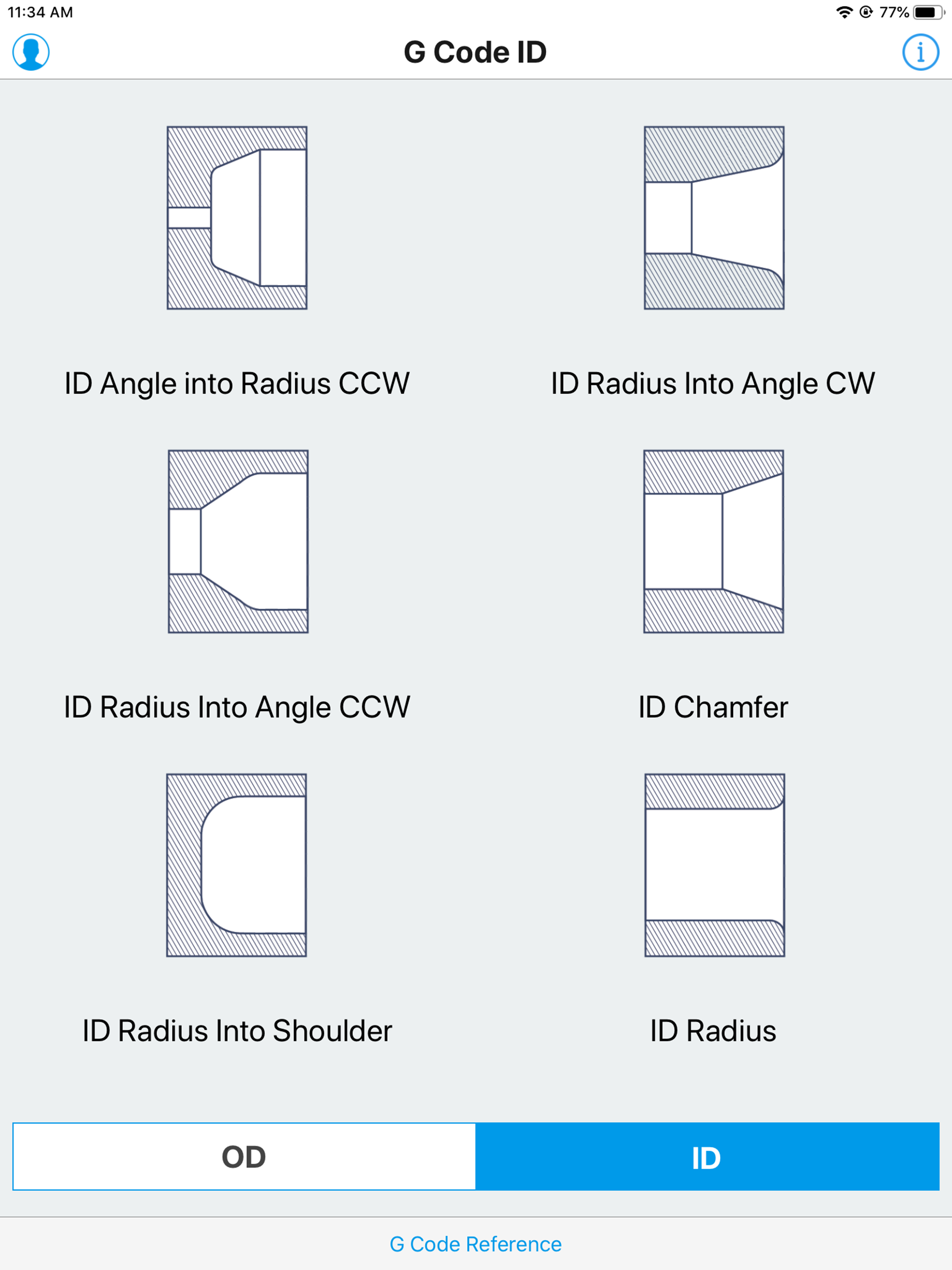 G Code Generator CNC OD ID