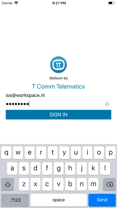 Screenshot #1 pour T Comm Telematics