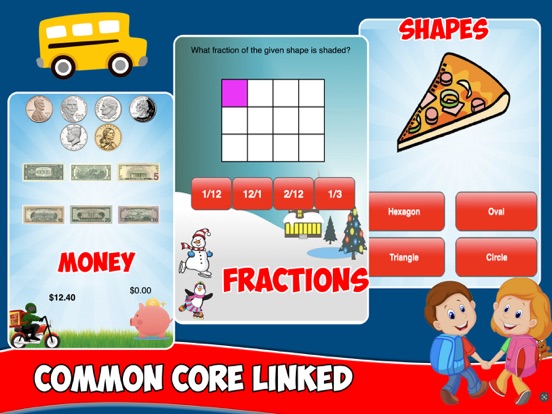 Common Core Math for 2nd Grade iPad screenshot