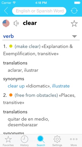 English Spanish Dictionary C.のおすすめ画像2