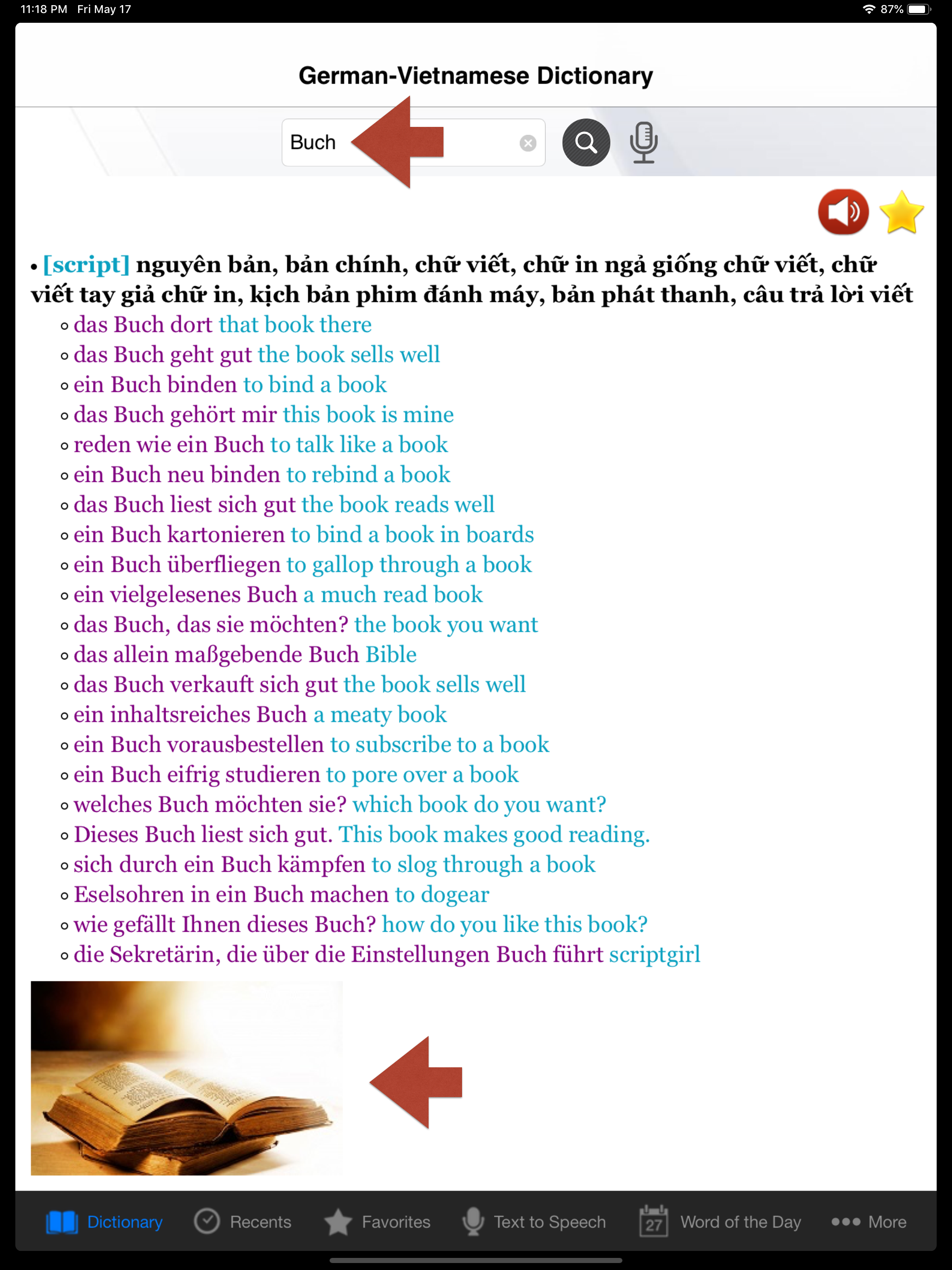 German-Vietnamese Dictionary screenshot 10