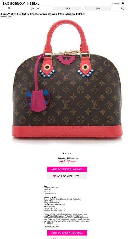 Bag Borrow or Steal