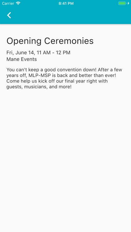 MLP-MSP Schedule