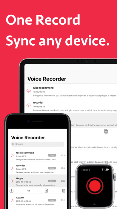 Voice Recorder - Memo + Editor Screenshot