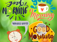 New Good Morning Sticker