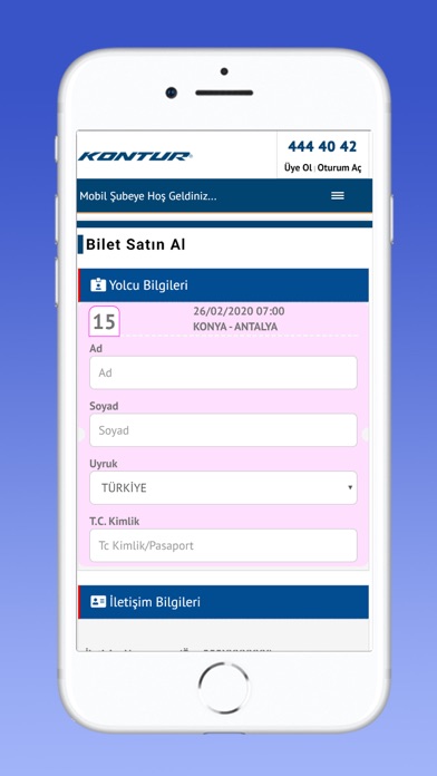 Kontur Turizm Screenshot