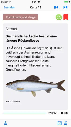 Screenshot von Fischereiprüfung Brandenburg auf dem iPhone 7