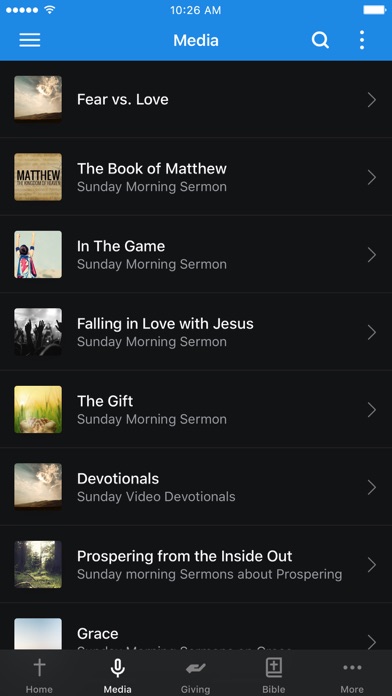 SF Family Worship Center Screenshot