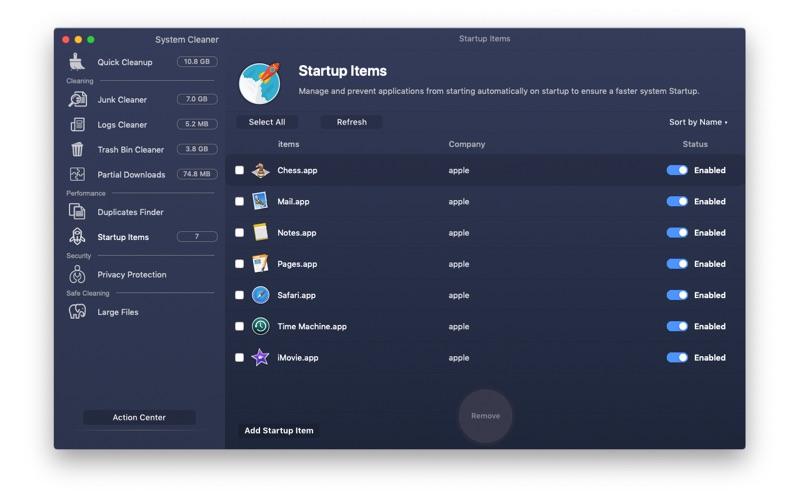 App screenshot
