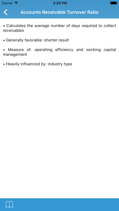 Financial Ratio Flashcards iPhone screenshot 3 - Business app