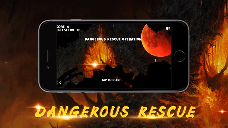 Dangerous rescue operation