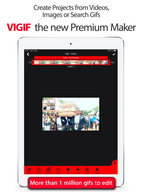 GIF Editor - Vigifのおすすめ画像1