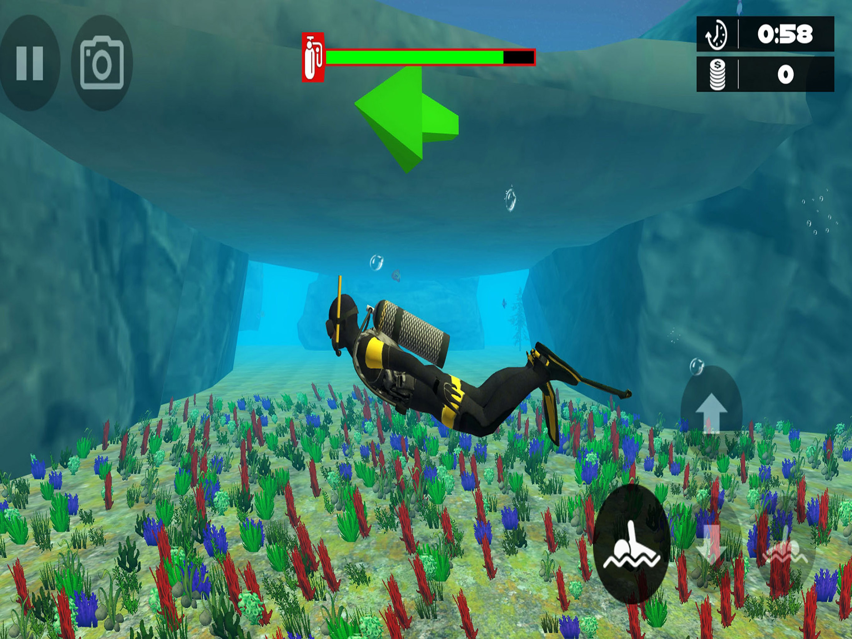 Scuba Diving Swimming Sim