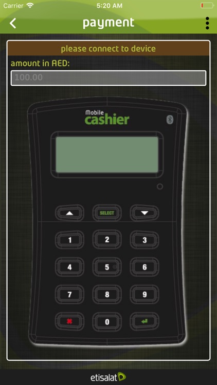 Etisalat Mobile Cashier