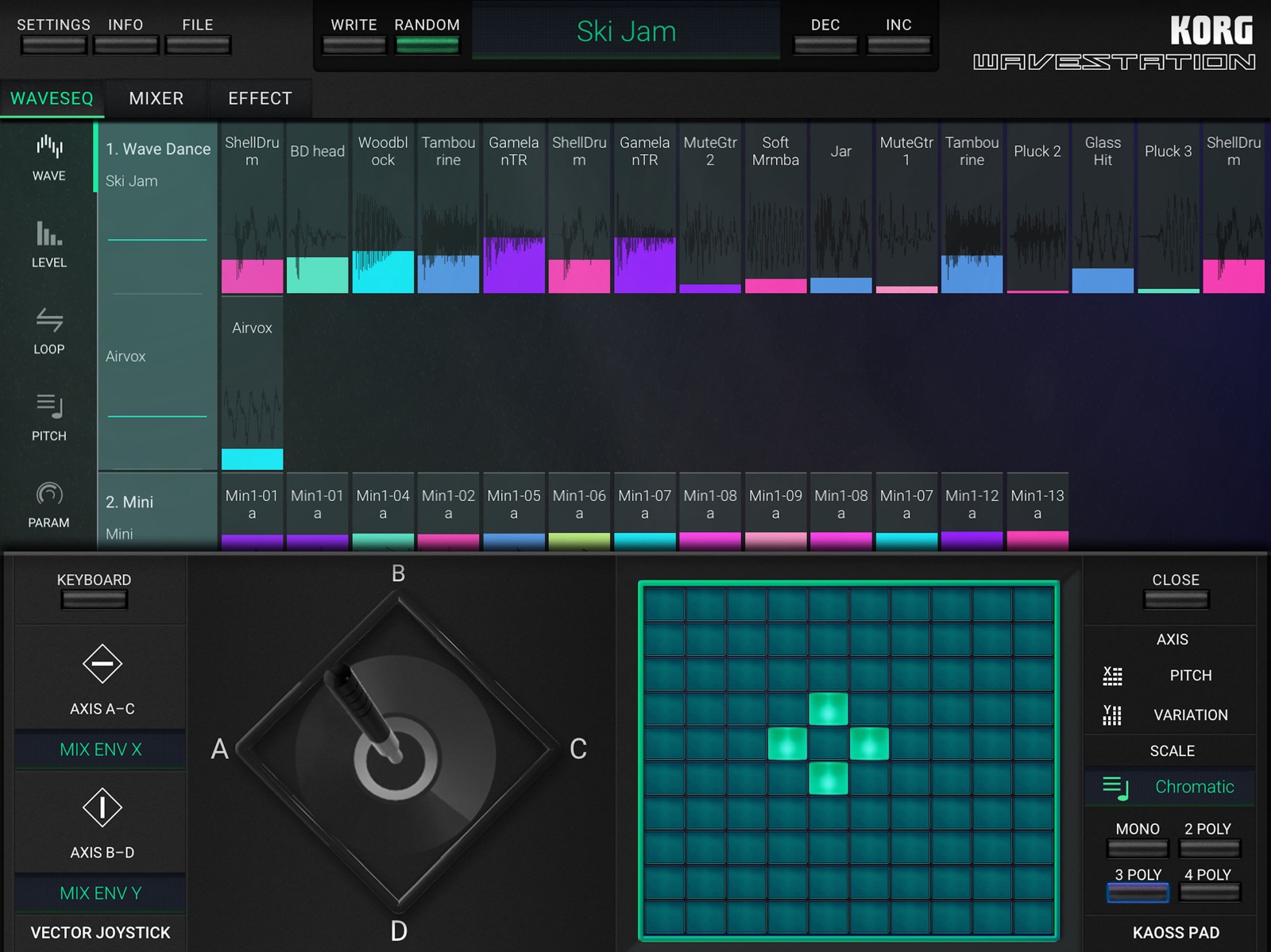 KORG iWAVESTATION ipad screenshot 4