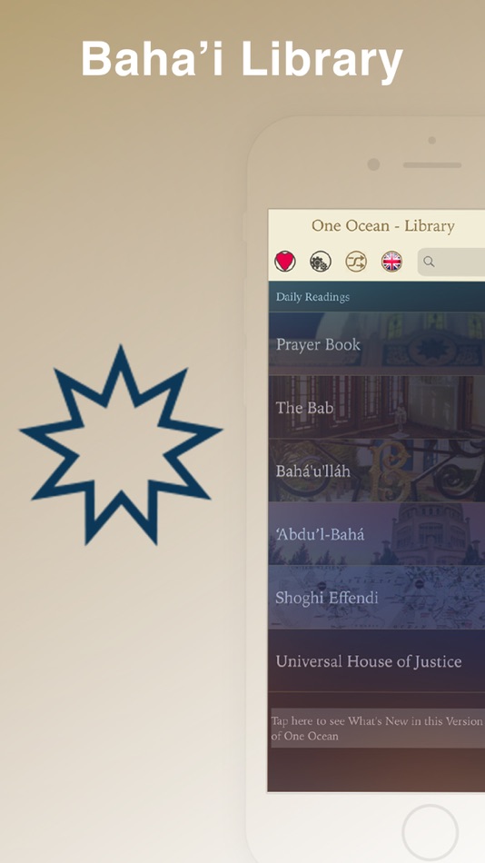 #1. Baha'i Library - One Ocean 4.0 (iOS) 由: Mary-Cait Hunter