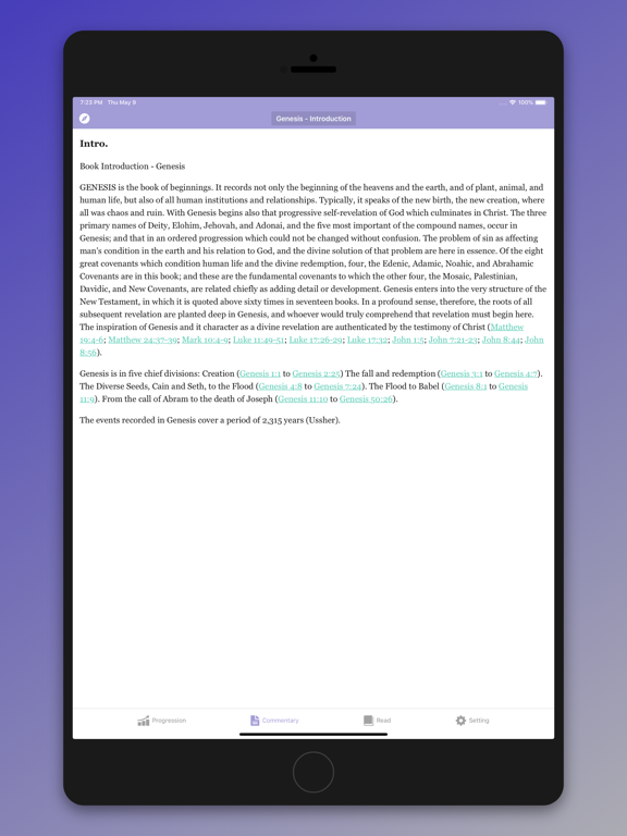Scofield Reference Bible Notes iPad screenshot 4 - Book app