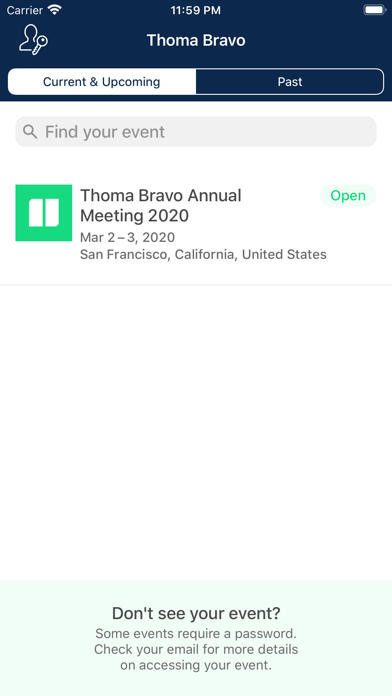 How to cancel & delete Thoma Bravo Meetings from iphone & ipad 1